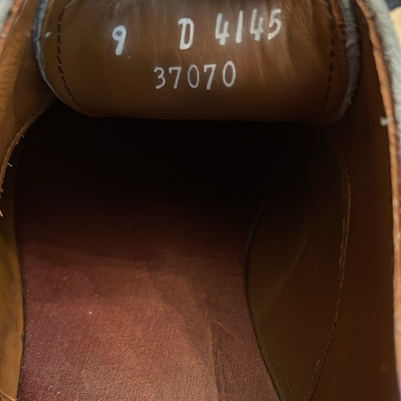 Allen Edmonds McTavish Wingtip Oxford Gray Leather Dress Shoe - Picture 11 of 11